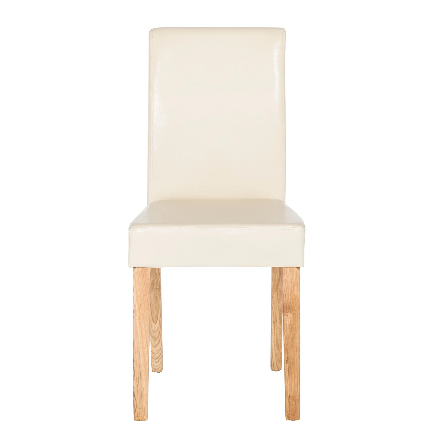 Ars Natura Chaise capitonnée Nella I - Beige - Lot de 4 4 Ars Natura Chaise capitonnée Nella I - Beige - Lot de 4 – Image 4