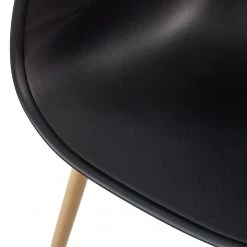 Mørteens Chaise à accoudoirs Odon - Matière plastique / Métal - Imitation chêne - Noir - Lot de 2 21 Mørteens Chaise à accoudoirs Odon - Matière plastique / Métal - Imitation chêne - Noir - Lot de 2 -Meubles de salle à manger Soldes Magasin 1000312639 211202 13441500057 DETAILS P000000001000312639