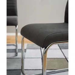 Mooved Chaise cantilever Claras - Gris - Lot de 4 21 Mooved Chaise cantilever Claras - Gris - Lot de 4 -Meubles de salle à manger Soldes Magasin 1000313229 211209 14223100090 DETAILS P000000001000313229