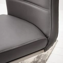 Fredriks Chaise cantilever Lezuza - Cuir synthétique Leja: Gris - Lot de 4 25 Fredriks Chaise cantilever Lezuza - Cuir synthétique Leja: Gris - Lot de 4 -Meubles de salle à manger Soldes Magasin 1000313231 211209 142232000115 DETAILS P000000001000313231