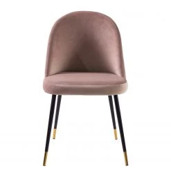 Jack & Alice Chaise capitonnée Farum - Velours / Acier - Noir - Velours Zala: Rose vieilli - Lot de 2 18 Jack & Alice Chaise capitonnée Farum - Velours / Acier - Noir - Velours Zala: Rose vieilli - Lot de 2 -Meubles de salle à manger Soldes Magasin 1000313393 211208 12180300045 DETAILS P000000001000313393