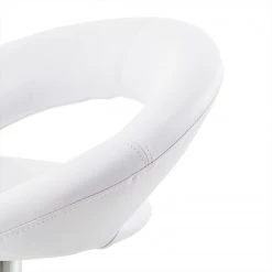 Fredriks Chaise de bar Hemingway - Blanc / Chrome - Lot de 2 -Meubles de salle à manger Soldes Magasin 1000313547 211208 110902000159 DETAILS P000000001000313547