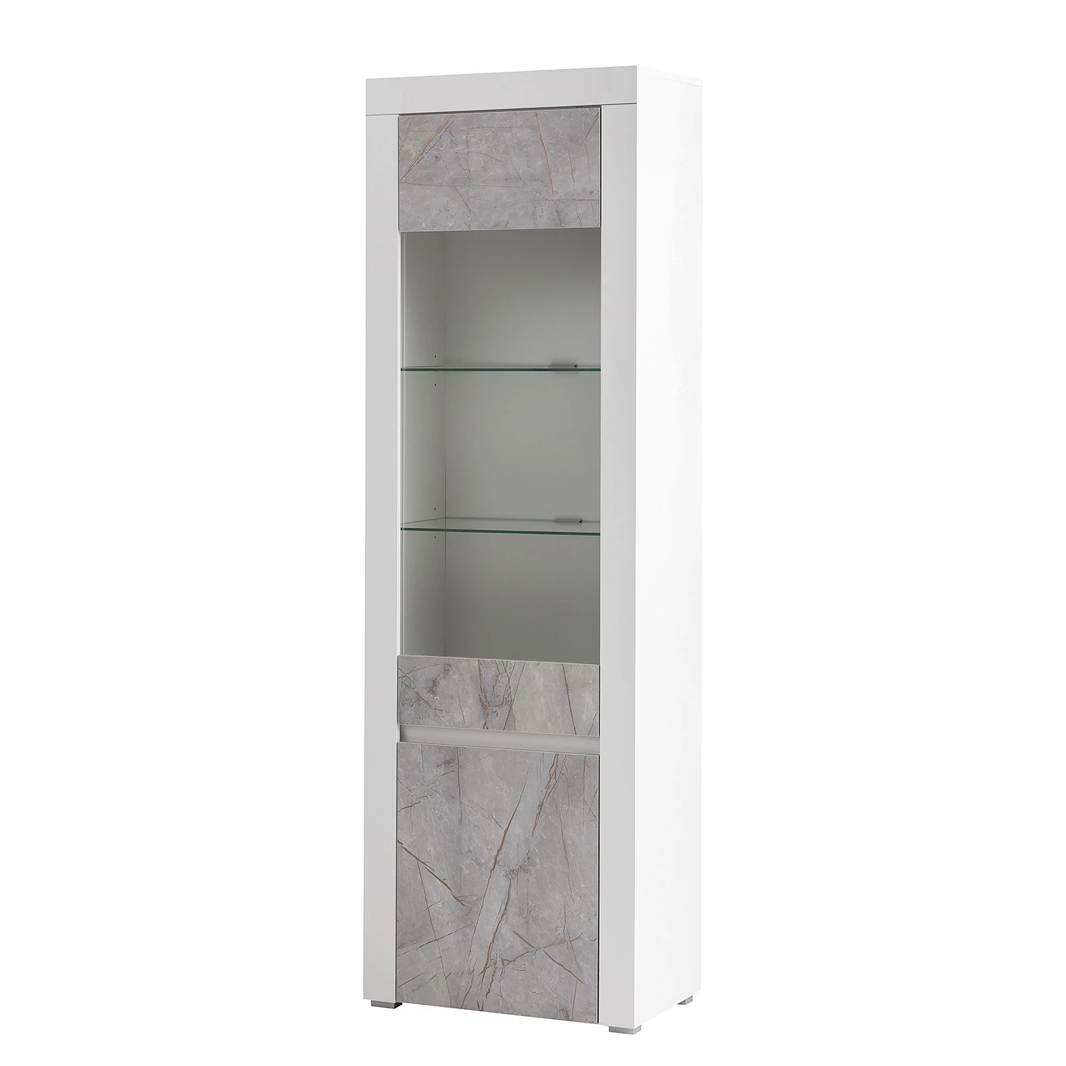 Loftscape Vitrine Stonda - Blanc 1 Loftscape Vitrine Stonda - Blanc