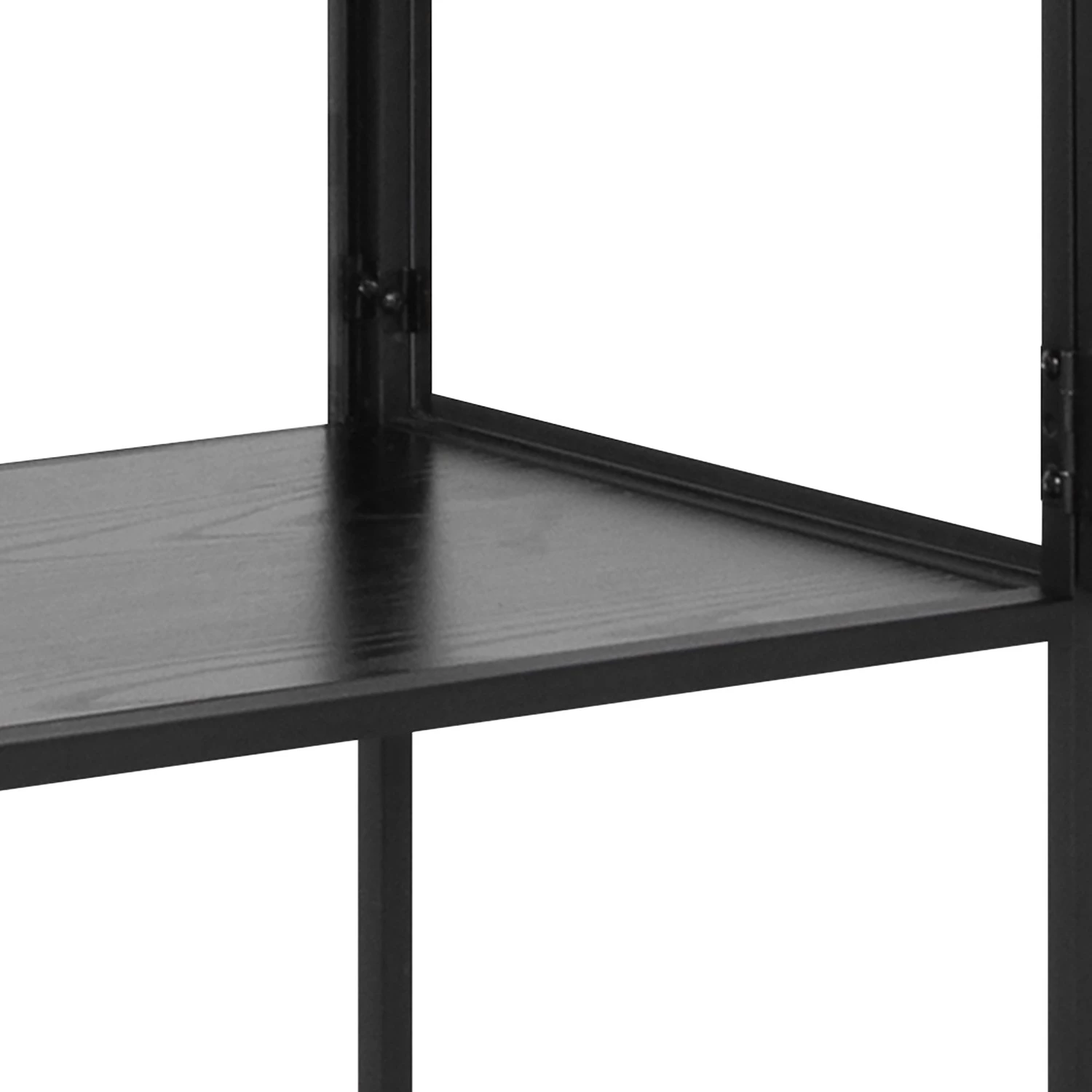 Red Living Vitrine Coogee - Noir / Imitation chêne brun noir - Hauteur : 150 cm 11 Red Living Vitrine Coogee - Noir / Imitation chêne brun noir - Hauteur : 150 cm – Image 11