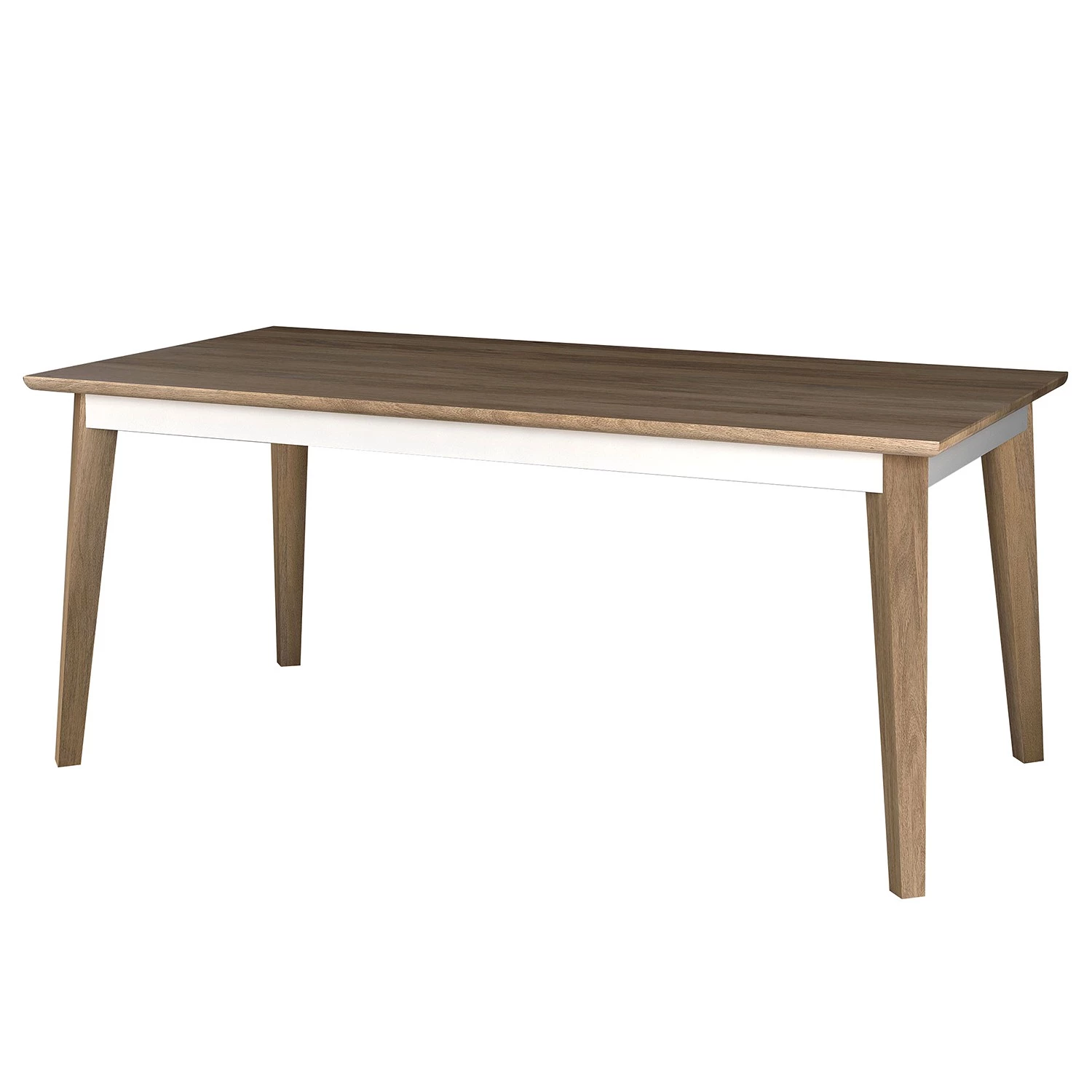 Norrwood Table Collegno - Manguier massif - Manguier / Blanc 1 Norrwood Table Collegno - Manguier massif - Manguier / Blanc