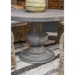 Red Living Table Meliara - Acacia massif - Acacia gris -Meubles de salle à manger Soldes Magasin 1000315306 211228 155957000047 DETAILS P000000001000315306