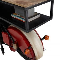 Red Living Bar Buzzwire - Manguier massif / Métal - Manguier / Blanc, rouge et noir 9 Red Living Bar Buzzwire - Manguier massif / Métal - Manguier / Blanc, rouge et noir -Meubles de salle à manger Soldes Magasin 1000315434 220513 045 DETAILS P000000001000315434