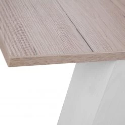 Loftscape Table Nemo - Imitation mélèze / Blanc -Meubles de salle à manger Soldes Magasin 1000315444 220513 040 DETAILS P000000001000315444