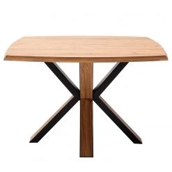 Red Living Table Kansas - Acacia massif / Métal - Acacia / Noir et acacia -Meubles de salle à manger Soldes Magasin 1000316363 220118 12444200065 DETAILS P000000001000316363