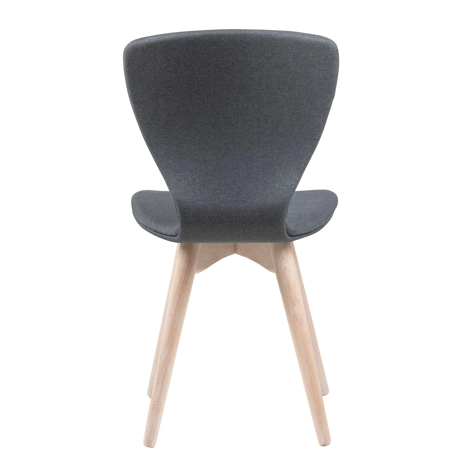 Loftscape Chaises capitonnées Monreale (lot de 2) - Tissu / Chêne massif - Gris / Chêne 7 Loftscape Chaises capitonnées Monreale (lot de 2) - Tissu / Chêne massif - Gris / Chêne – Image 7