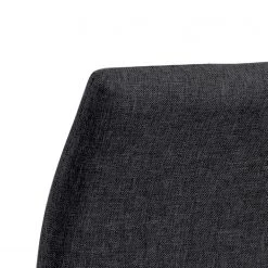 Loftscape Chaises de bar Domenica (lot de 2) - Tissu / Fer - Anthracite / Noir -Meubles de salle à manger Soldes Magasin 1000319587 220128 1257050075 DETAILS P000000001000319587