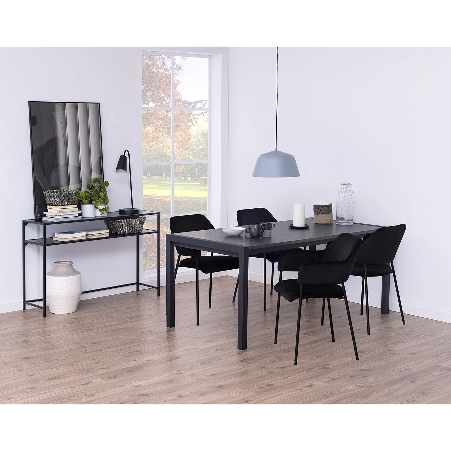 Loftscape Chaises à accoudoirs Rapallo (lot de 2) - Noir 2 Loftscape Chaises à accoudoirs Rapallo (lot de 2) - Noir – Image 2