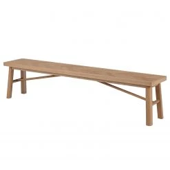 Loftscape Banc Negrete - Partiellement en chêne massif - Chêne