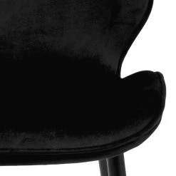 Loftscape Chaises capitonnées Kerang II (lot de 2) - Velours / Fer - Noir -Meubles de salle à manger Soldes Magasin 1000319609 220128 1257140075 DETAILS P000000001000319609