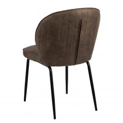 Loftscape Chaises capitonnées Koppal I (lot de 2) - Marron foncé vintage -Meubles de salle à manger Soldes Magasin 1000319626 220128 1257220050 DETAILS P000000001000319626