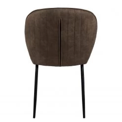 Loftscape Chaises capitonnées Koppal I (lot de 2) - Marron foncé vintage -Meubles de salle à manger Soldes Magasin 1000319626 220128 1257220060 DETAILS P000000001000319626