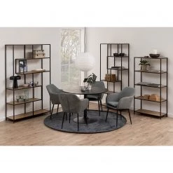 Loftscape Table Ireby I - Partiellement en frêne massif / Fer - Frêne noir / Noir -Meubles de salle à manger Soldes Magasin 1000319645 220128 1257270021 MOOD DETAILS P000000001000319645 mood