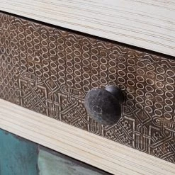 Wolf-Möbel Vaisselier Goa White - Partiellement en manguier massif - Manguier vintage blanc -Meubles de salle à manger Soldes Magasin 1000326948 220621 038 DETAILS P000000001000326948