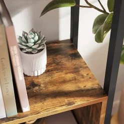 Red Living Étagère Hickling II - Marron / Noir -Meubles de salle à manger Soldes Magasin 1000329414 220203 161551000040 DETAILS P000000001000329414