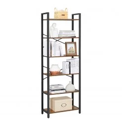 Red Living Étagère Leesville VIII - Marron / Noir -Meubles de salle à manger Soldes Magasin 1000329421 220203 16155500030 DETAILS P000000001000329421