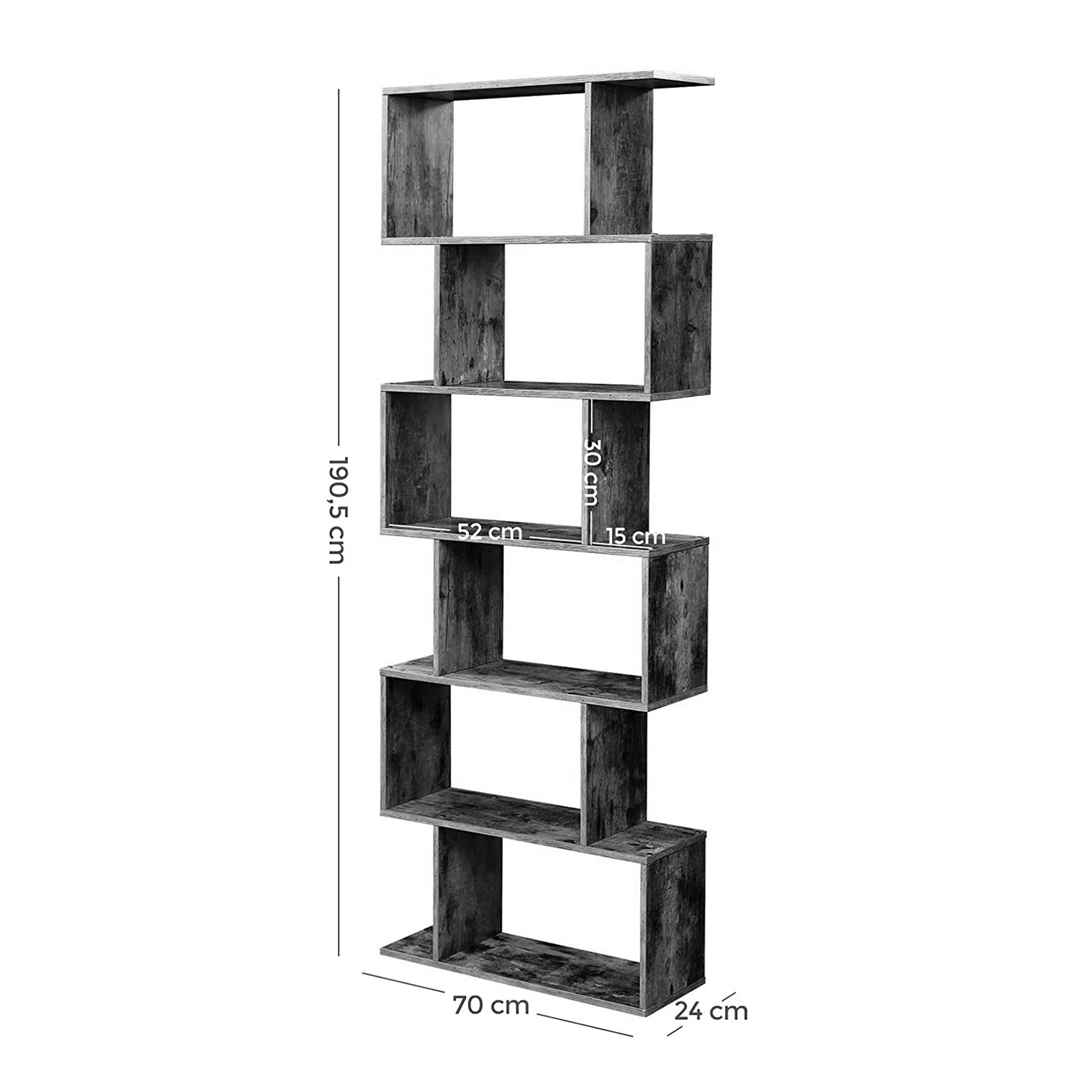 Red Living Étagère Cottondale - Marron 6 Red Living Étagère Cottondale - Marron – Image 6