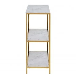 Fredriks Étagère Katori II - Verre / Métal - Imitation marbre blanc / Doré 14 Fredriks Étagère Katori II - Verre / Métal - Imitation marbre blanc / Doré -Meubles de salle à manger Soldes Magasin 1000330565 220208 14503000040 DETAILS P000000001000330565