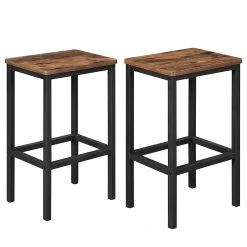 Red Living Ensemble de bar Velaux (3 éléments) - Imitation vieux bois / Noir -Meubles de salle à manger Soldes Magasin 1000333432 220303 050 DETAILS P000000001000333432