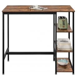 Red Living Ensemble de bar Velaux (3 éléments) - Imitation vieux bois / Noir -Meubles de salle à manger Soldes Magasin 1000333432 220303 060 DETAILS P000000001000333432