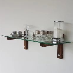 Loftscape Étagère murale Rodgau - Verre / Pin massif -Meubles de salle à manger Soldes Magasin 1000333662 220302 022 MOOD DETAILS P000000001000333662 mood