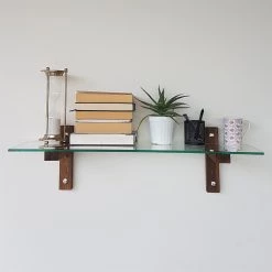 Loftscape Étagère murale Rodgau - Verre / Pin massif -Meubles de salle à manger Soldes Magasin 1000333662 220302 023 MOOD DETAILS P000000001000333662 mood