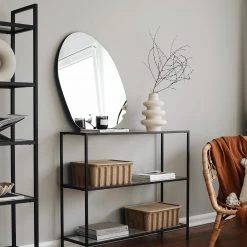 Loftscape Console Nordkisa - Verre / Métal - Noir -Meubles de salle à manger Soldes Magasin 1000333704 220302 023 MOOD DETAILS P000000001000333704 mood