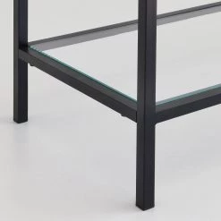 Loftscape Console Nordkisa - Verre / Métal - Noir -Meubles de salle à manger Soldes Magasin 1000333704 220302 030 DETAILS P000000001000333704