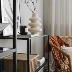 Loftscape Console Nordkisa - Verre / Métal - Noir -Meubles de salle à manger Soldes Magasin 1000333704 220302 033 DETAILS P000000001000333704