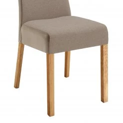 Norrwood Chaises capitonnées Reila (lot de 2) - Cappuccino - Chêne clair -Meubles de salle à manger Soldes Magasin 1000335552 220317 040 DETAILS P000000001000335552