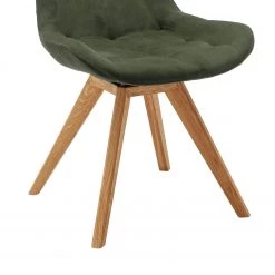 Norrwood Chaise capitonnée Paia - Vert olive - Pivotant -Meubles de salle à manger Soldes Magasin 1000335555 220317 040 DETAILS P000000001000335555