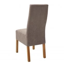 Norrwood Chaises capitonnées Reedy (lot de 2) - Cappuccino - Chêne clair -Meubles de salle à manger Soldes Magasin 1000335563 220317 040 DETAILS P000000001000335563