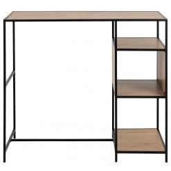 Red Living Table haute Coogee II - Imitation chêne sauvage / Noir -Meubles de salle à manger Soldes Magasin 1000339100 220401 030 DETAILS P000000001000339100