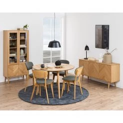 Loftscape Table Montville - Partiellement en chêne massif - Chêne -Meubles de salle à manger Soldes Magasin 1000339102 220401 021 MOOD DETAILS P000000001000339102 mood