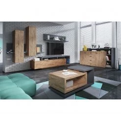 Loftscape Étagère murale Littor - Avec éclairage inclus - Anthracite -Meubles de salle à manger Soldes Magasin 1000339739 220311 021 MOOD DETAILS P000000001000339739 mood