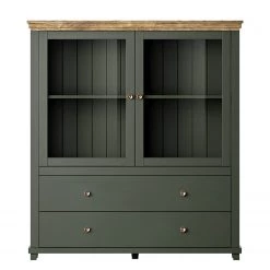 Ridgevalley Buffet haut Emmanuela - Vert foncé -Meubles de salle à manger Soldes Magasin 1000339987 220317 040 DETAILS P000000001000339987