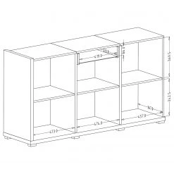 Loftscape Buffet Lahntal 11 Loftscape Buffet Lahntal -Meubles de salle à manger Soldes Magasin 1000340000 220317 501 SKETCH DETAILS P000000001000340000 sketch