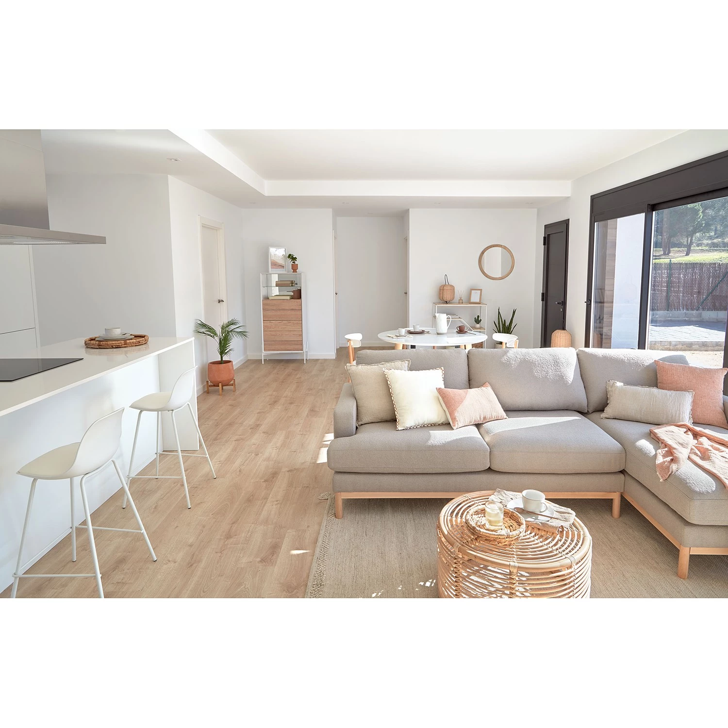 Loftscape Chaises de bar Royale (lot de 2) - Matière plastique et imitation cuir / Acier - Blanc 5 Loftscape Chaises de bar Royale (lot de 2) - Matière plastique et imitation cuir / Acier - Blanc – Image 5