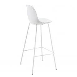 Loftscape Chaises de bar Royale (lot de 2) - Matière plastique et imitation cuir / Acier - Blanc 15 Loftscape Chaises de bar Royale (lot de 2) - Matière plastique et imitation cuir / Acier - Blanc -Meubles de salle à manger Soldes Magasin 1000340181 220414 035 DETAILS P000000001000340181