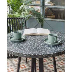 Loftscape Table Viola - Terrazzo / Acier - Terrazzo noir / Noir -Meubles de salle à manger Soldes Magasin 1000340184 220414 021 MOOD DETAILS P000000001000340184 mood