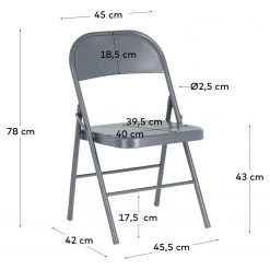 Loftscape Chaises Penaflor (lot de 2) - Gris pigeon -Meubles de salle à manger Soldes Magasin 1000340190 220414 500 SKETCH DETAILS P000000001000340190 sketch