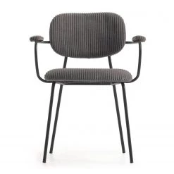 Loftscape Chaises à accoudoirs Sean I (lot de 2) - Taupe -Meubles de salle à manger Soldes Magasin 1000340207 220414 030 DETAILS P000000001000340207