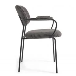 Loftscape Chaises à accoudoirs Sean I (lot de 2) - Taupe -Meubles de salle à manger Soldes Magasin 1000340207 220414 035 DETAILS P000000001000340207