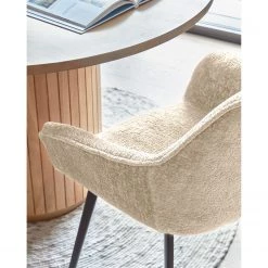 Loftscape Chaises à accoudoirs Sophie (lot de 2) - Blanc ivoire -Meubles de salle à manger Soldes Magasin 1000340230 220414 060 DETAILS P000000001000340230