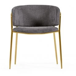 Loftscape Chaises accoudoirs Vilhena V (lot de 2) - Gris -Meubles de salle à manger Soldes Magasin 1000340232 220414 030 DETAILS P000000001000340232