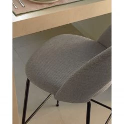 Loftscape Chaises de bar Pignola (lot de 4) - Tissu / Acier - Gris clair / Noir 15 Loftscape Chaises de bar Pignola (lot de 4) - Tissu / Acier - Gris clair / Noir -Meubles de salle à manger Soldes Magasin 1000340248 220414 050 DETAILS P000000001000340248